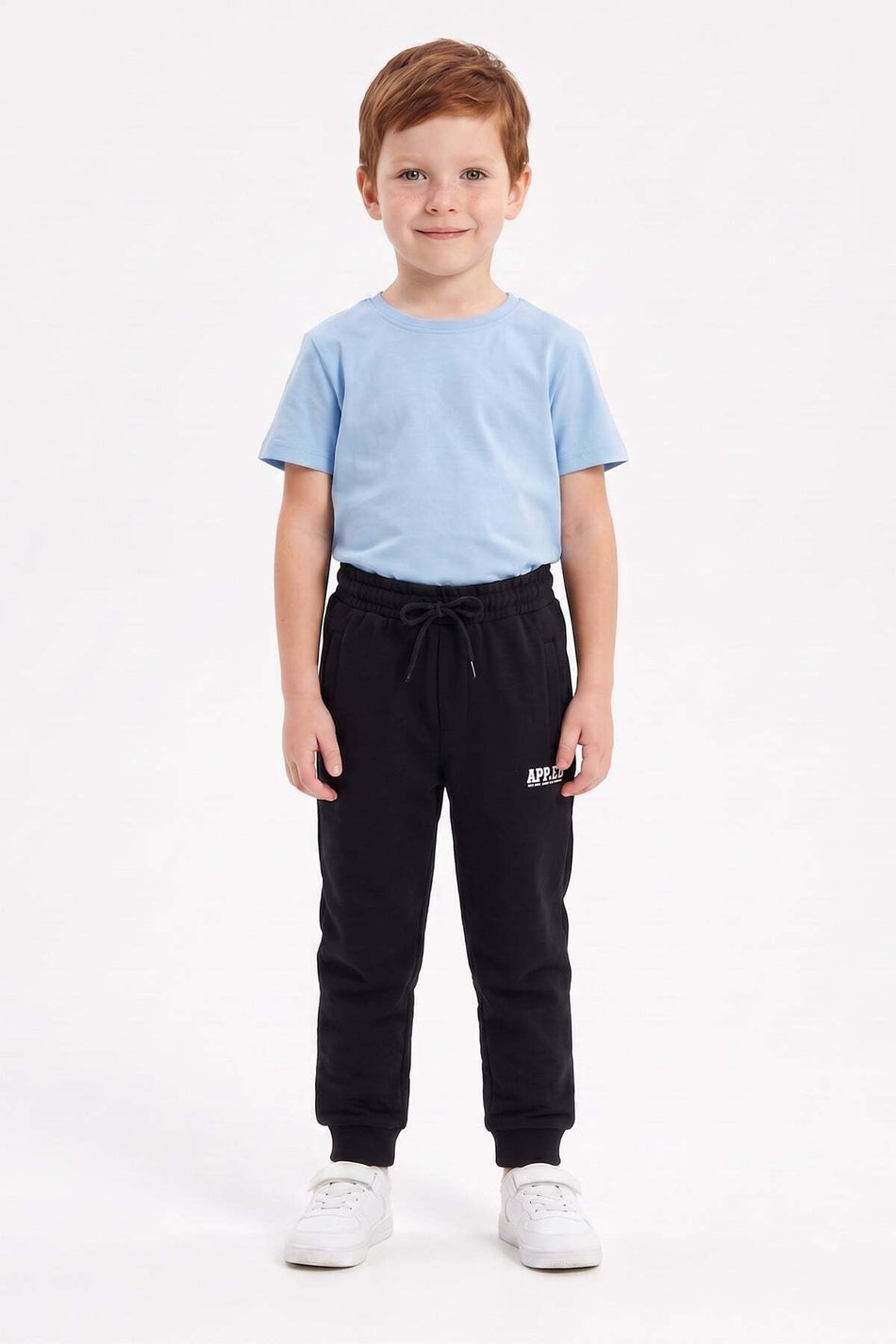 Printed Tie-Waist Boys' Sweatpants
