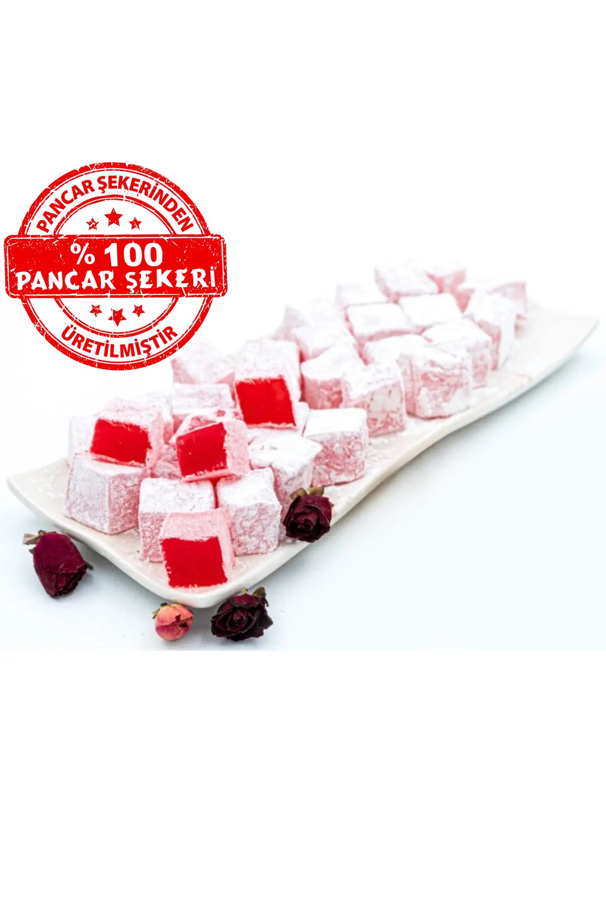 Dadak Turkish Delight and kuruyemis Rose Flavored Turkish Delight 1 kg - MALLTURK