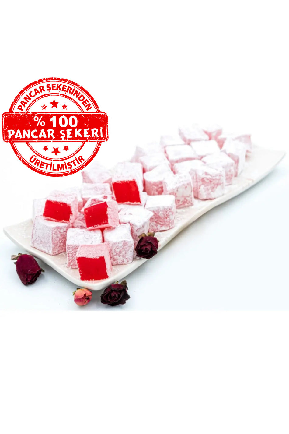 Dadak Turkish Delight and kuruyemis Rose Flavored Turkish Delight 1 kg - MALLTURK