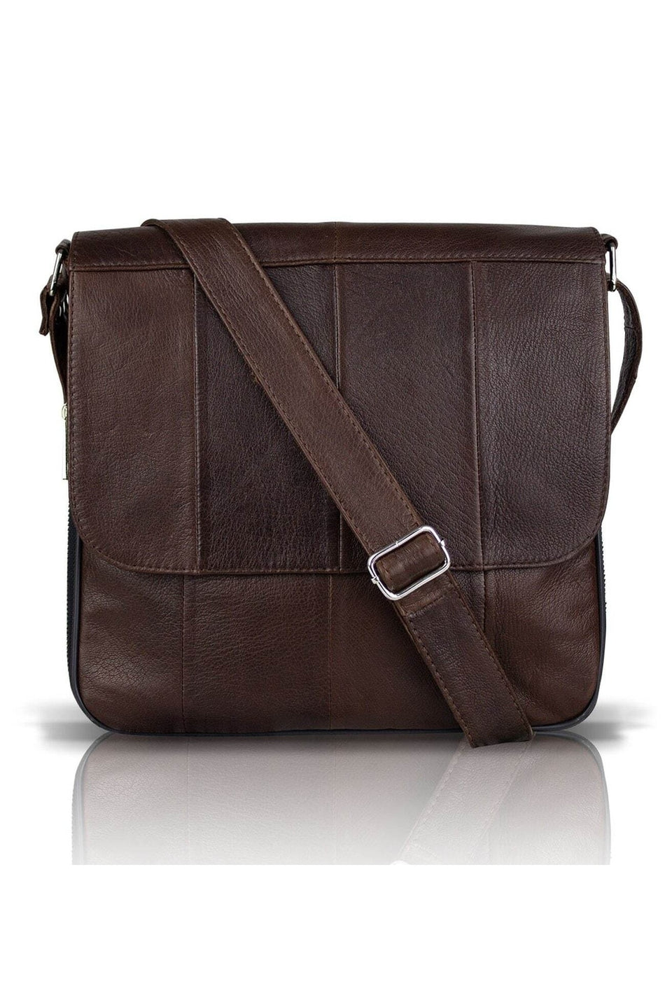 Fubileather Crossman Genuine Leather Unisex Crossbody Messenger Bag
