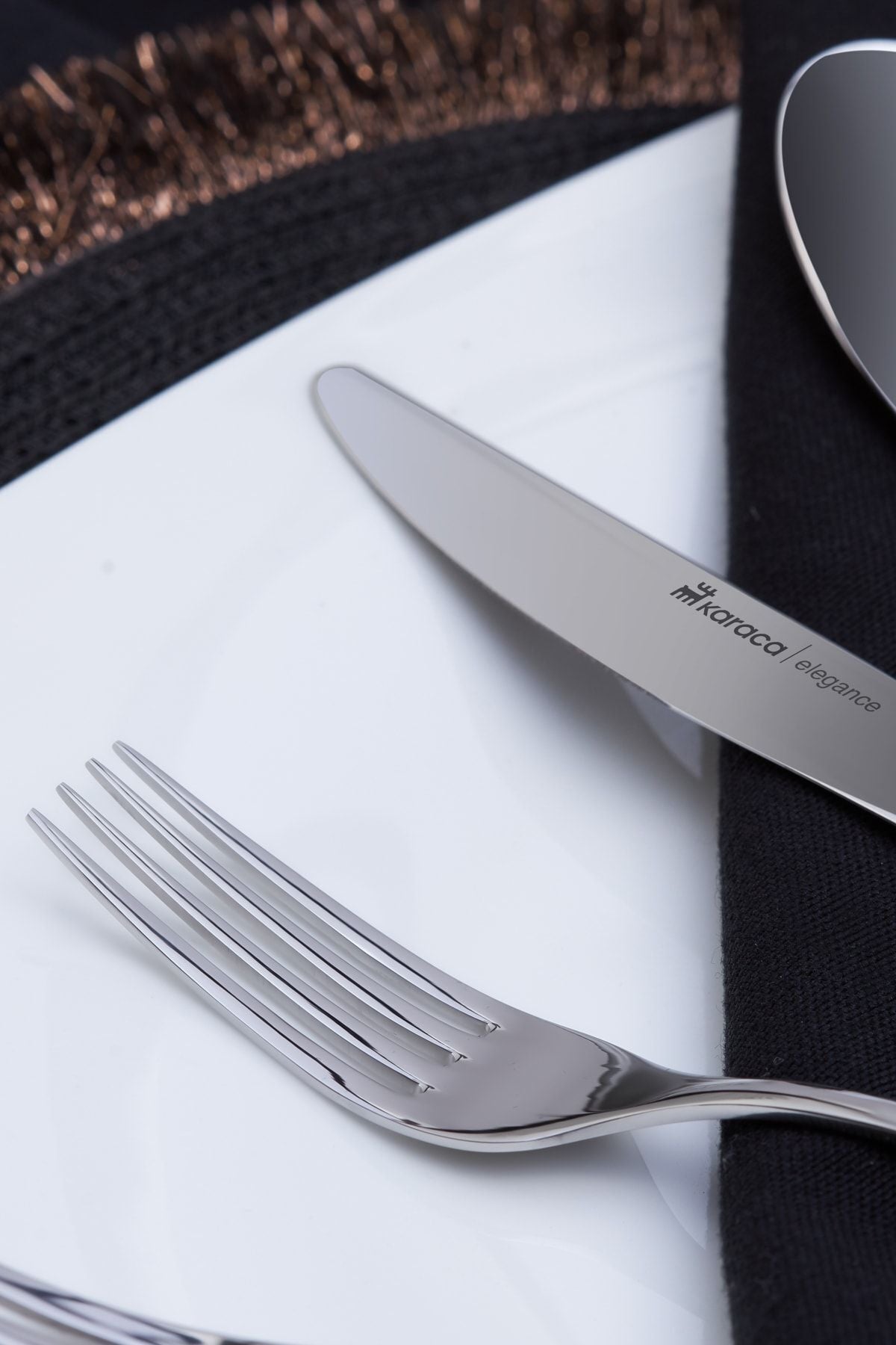 Karaca costa 60 Piece 12 Place Setting Flatware Set - MALLTURK
