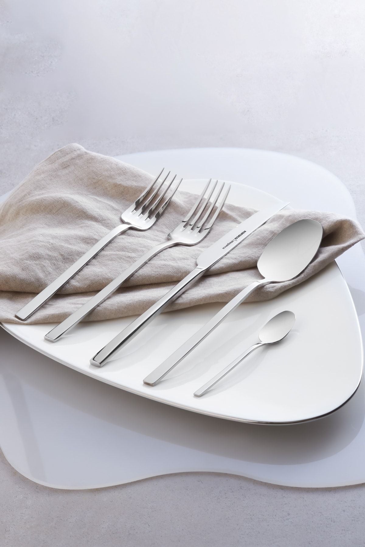 Karaca theo 30 Piece 6 Place Setting Flatware Set - MALLTURK