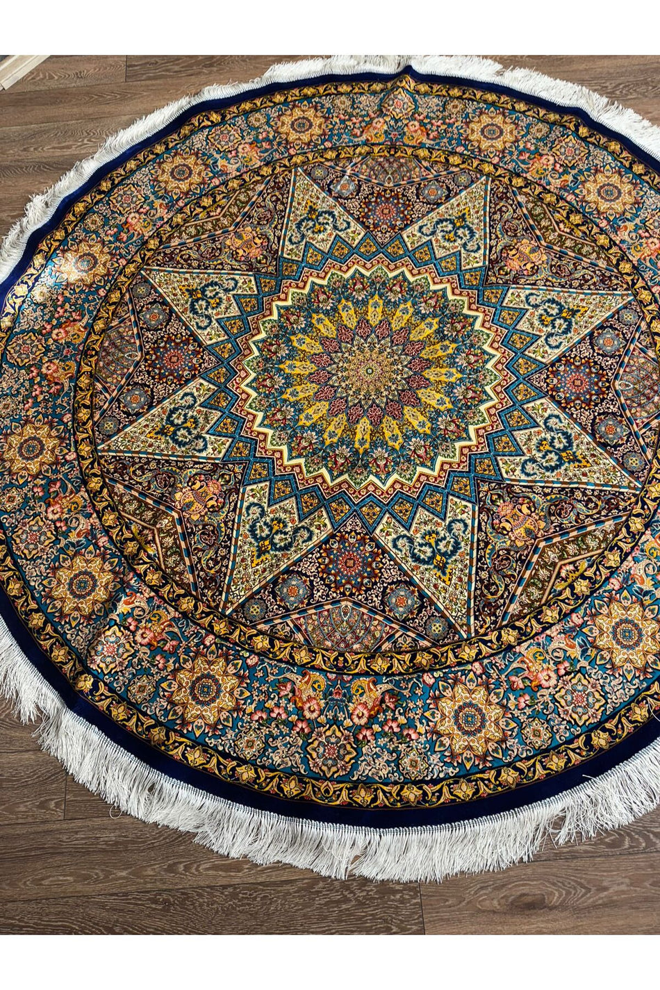 Rustikev Iranian Silk Rug