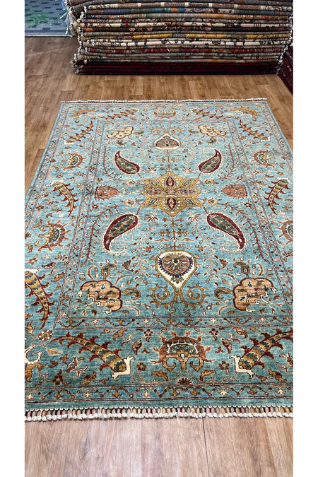 Turkmen Rug Hand-Woven Afghan Rug