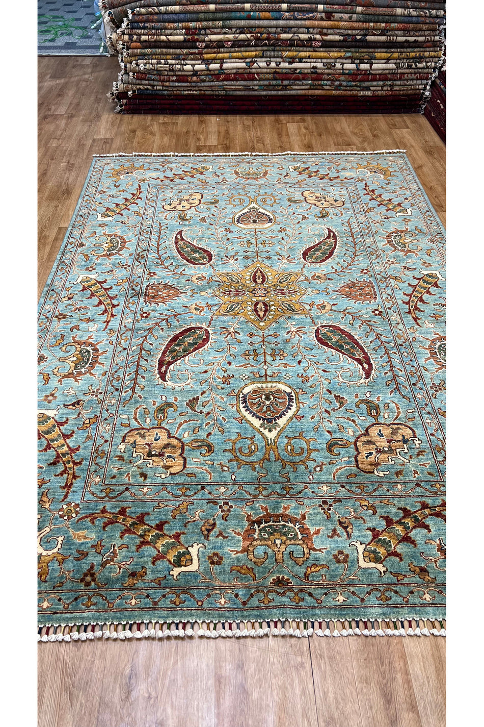Turkmen Rug Hand-Woven Afghan Rug