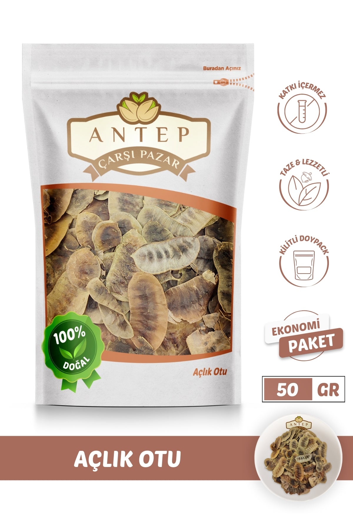 Antep Bazaar Market Hunger Herb (Camel's Eye) | 50 Gr. - MALLTURK