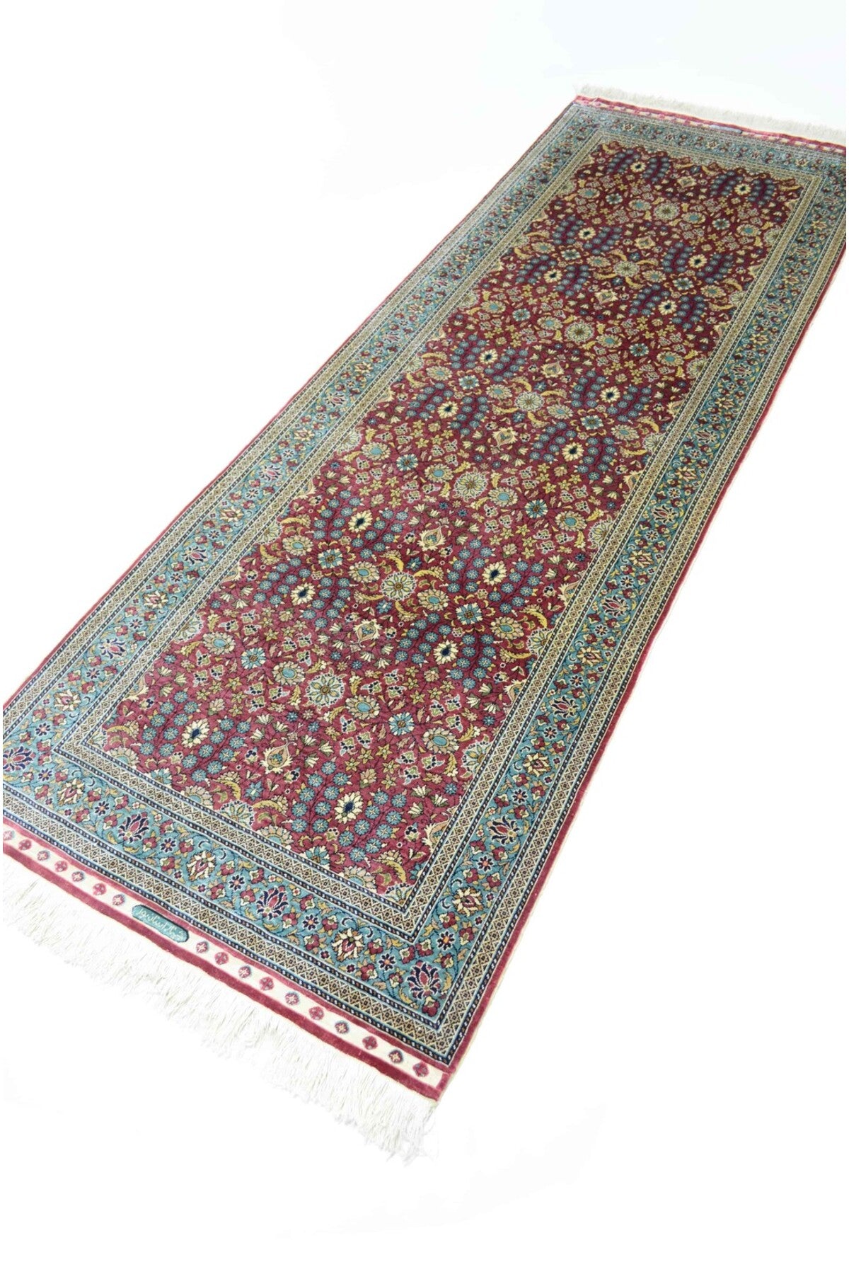 Handmade Pure Silk Hand-Woven Kayseri Rug Runner 73x215 cm (1.57 m2) - MALLTURK