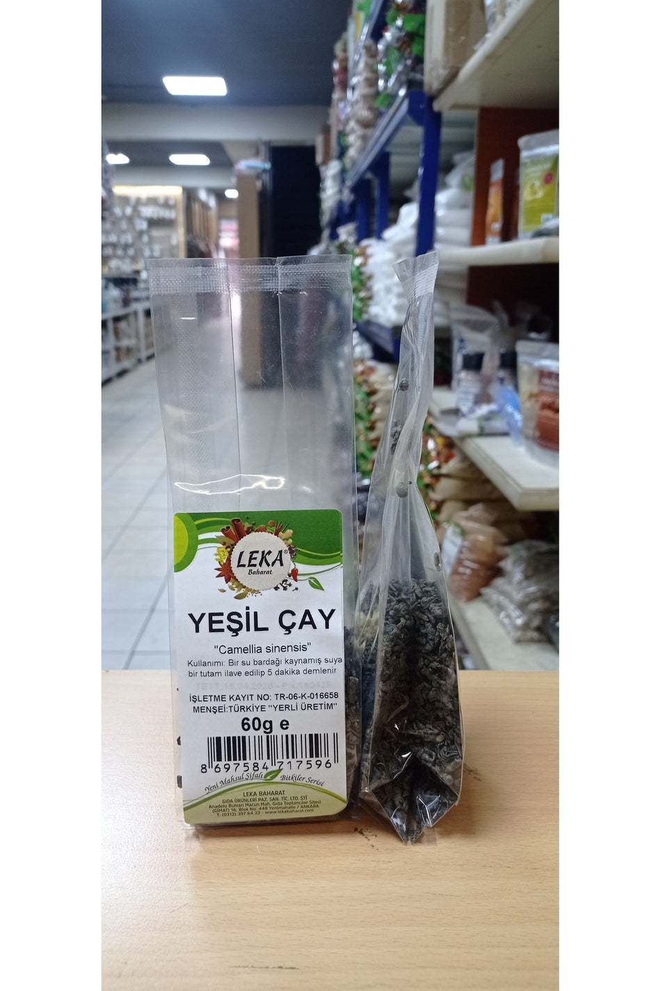 Leka-Gewürze Grüner Tee 60 g