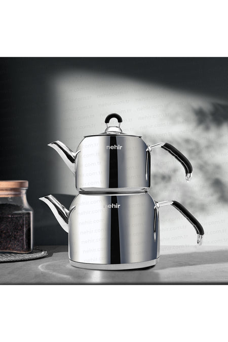 Nehir NEHİR Modern Mini Teapot Set - MALLTURK