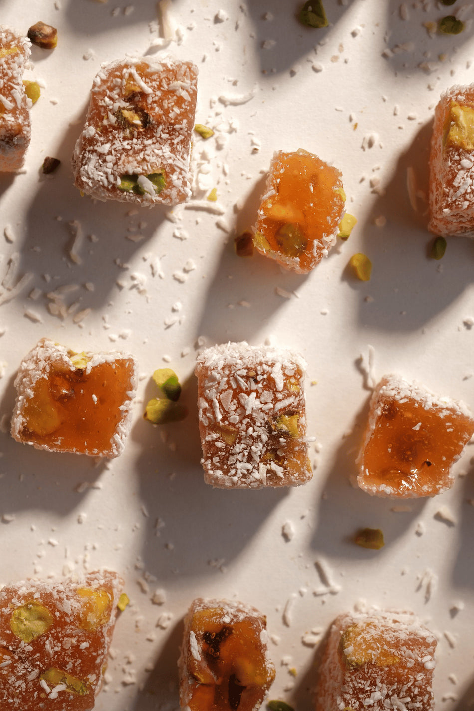 Erten sekerleme Pistachio Mini Turkish Delight 500 g - MALLTURK
