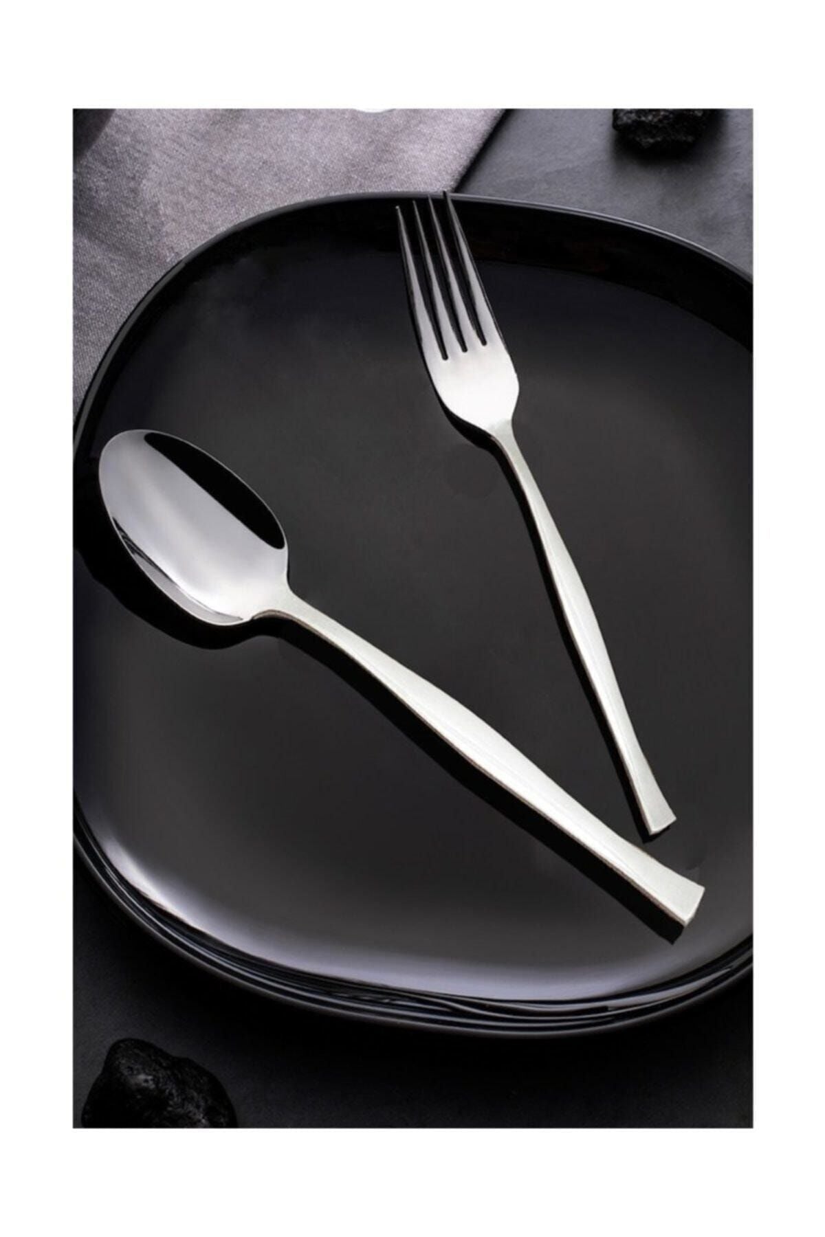 Nehir zarif Plain 72 Piece Flatware Set - MALLTURK