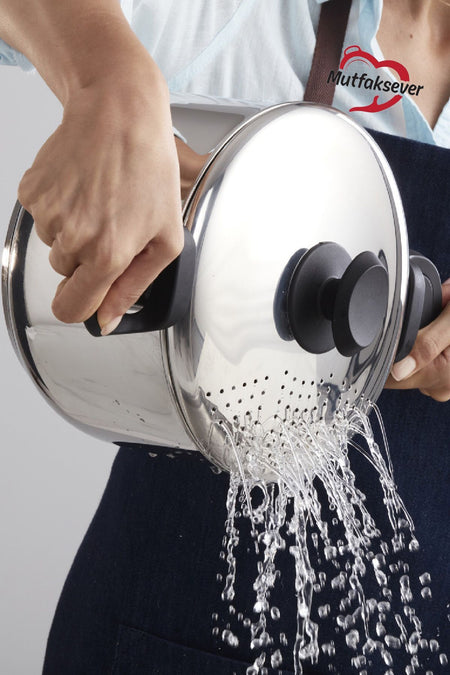 Karaca Mutfaksever Induction Compatible Makarna Ve Manti Tenceresi