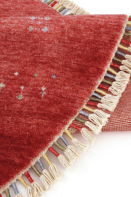 Cool Hali Galata 06 Red Carpet Living Room Carpet Bohemian Scandinavian Carpet Bamboo Carpet Handwoven Round Hallway Carpet - MALLTURK