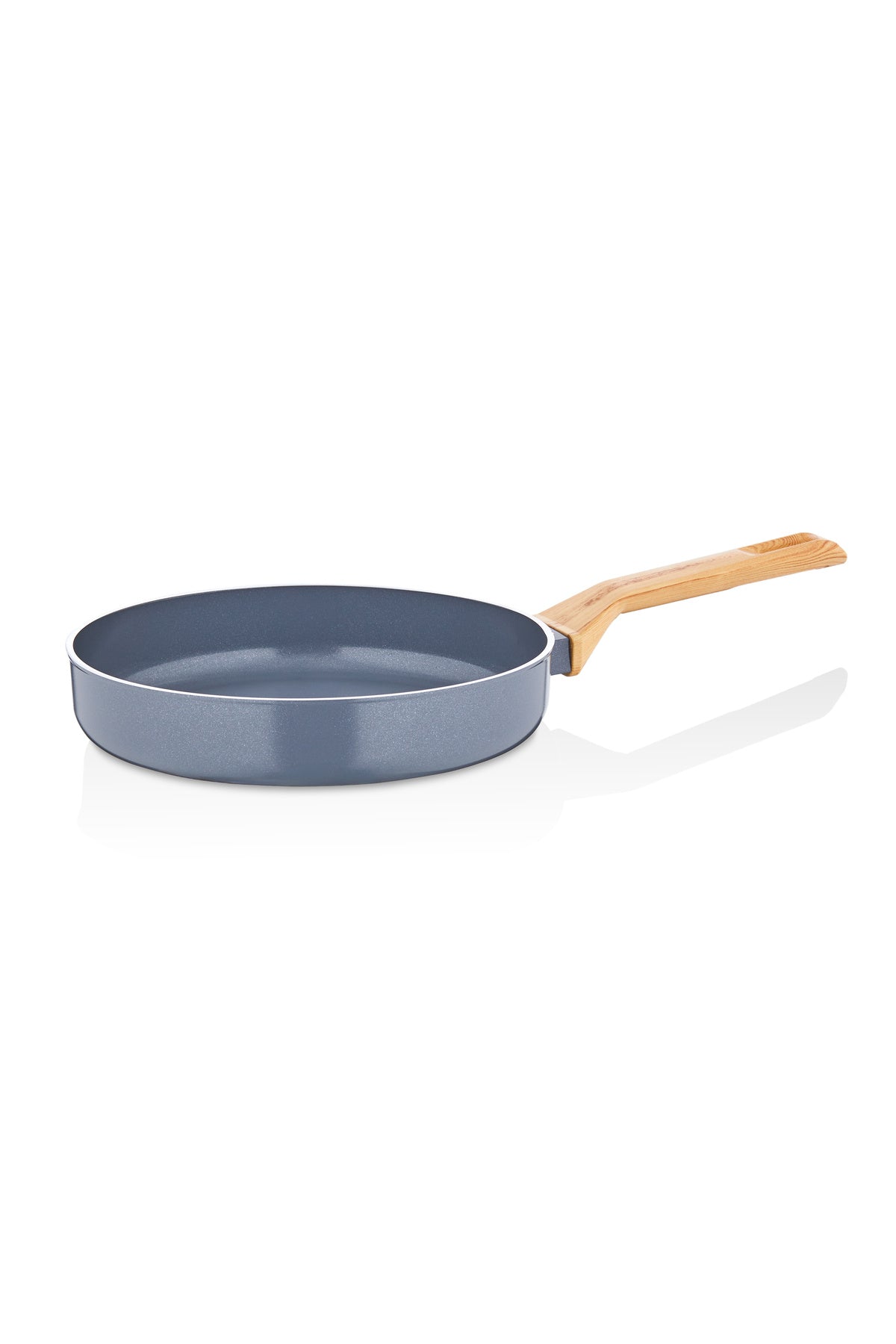 Tac Sera Feel Induction Compatible 7 Piece Ceramic Cookware Set Ahsap Kulplu, Nonstick, Modern Tasarim - MALLTURK