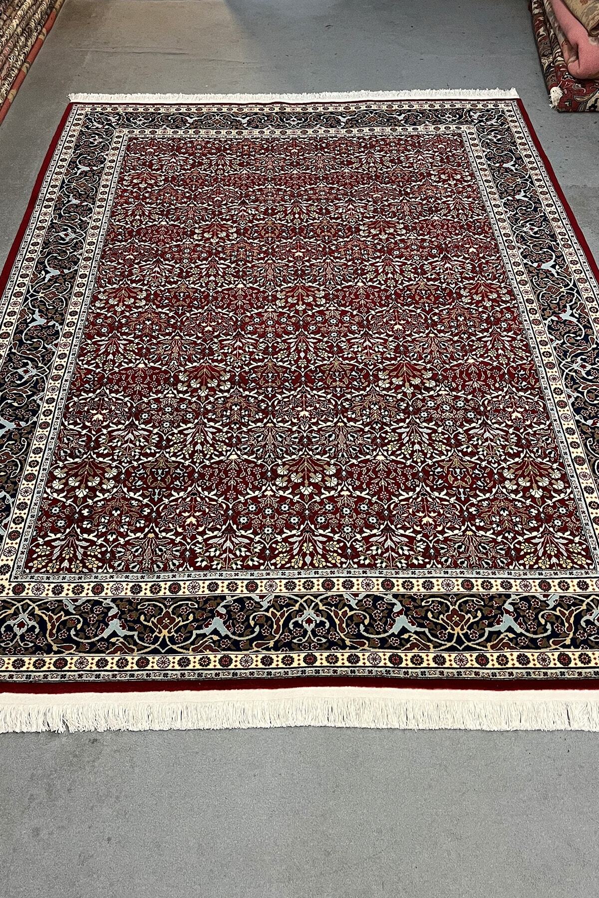 FT Halicilik Sumerbank Hereke Hereke Hand-Woven Rug Karpuzlu Design - MALLTURK