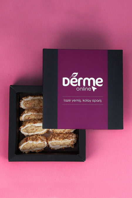 Derme Rolled Turkish Delight Almond Coated 300 g - MALLTURK