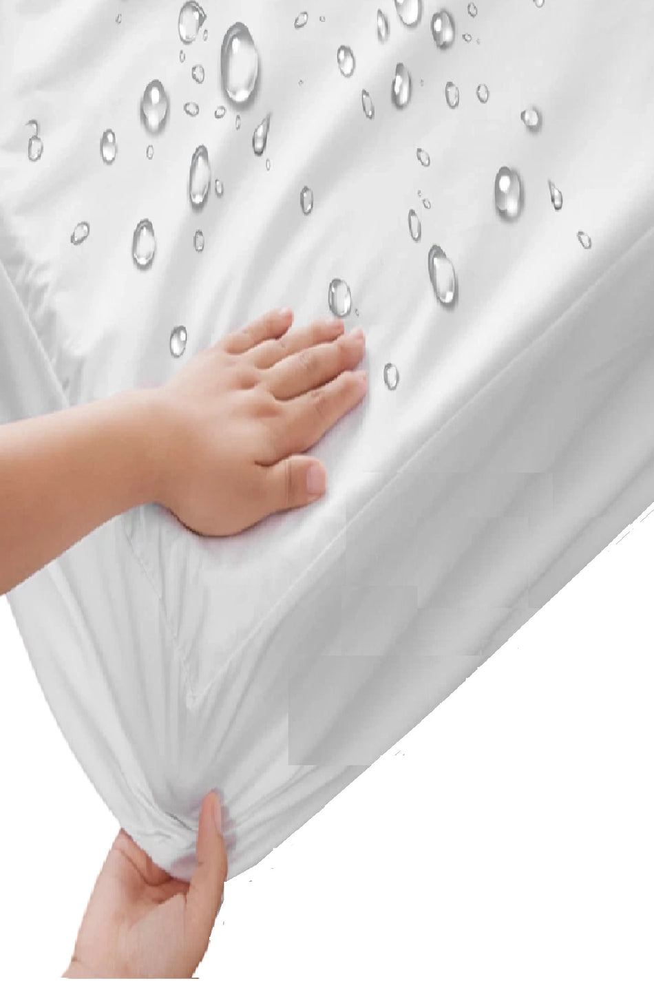 Derbey Waterproof Microfiber Fitted Baby & Kids Mattress Protector - MALLTURK