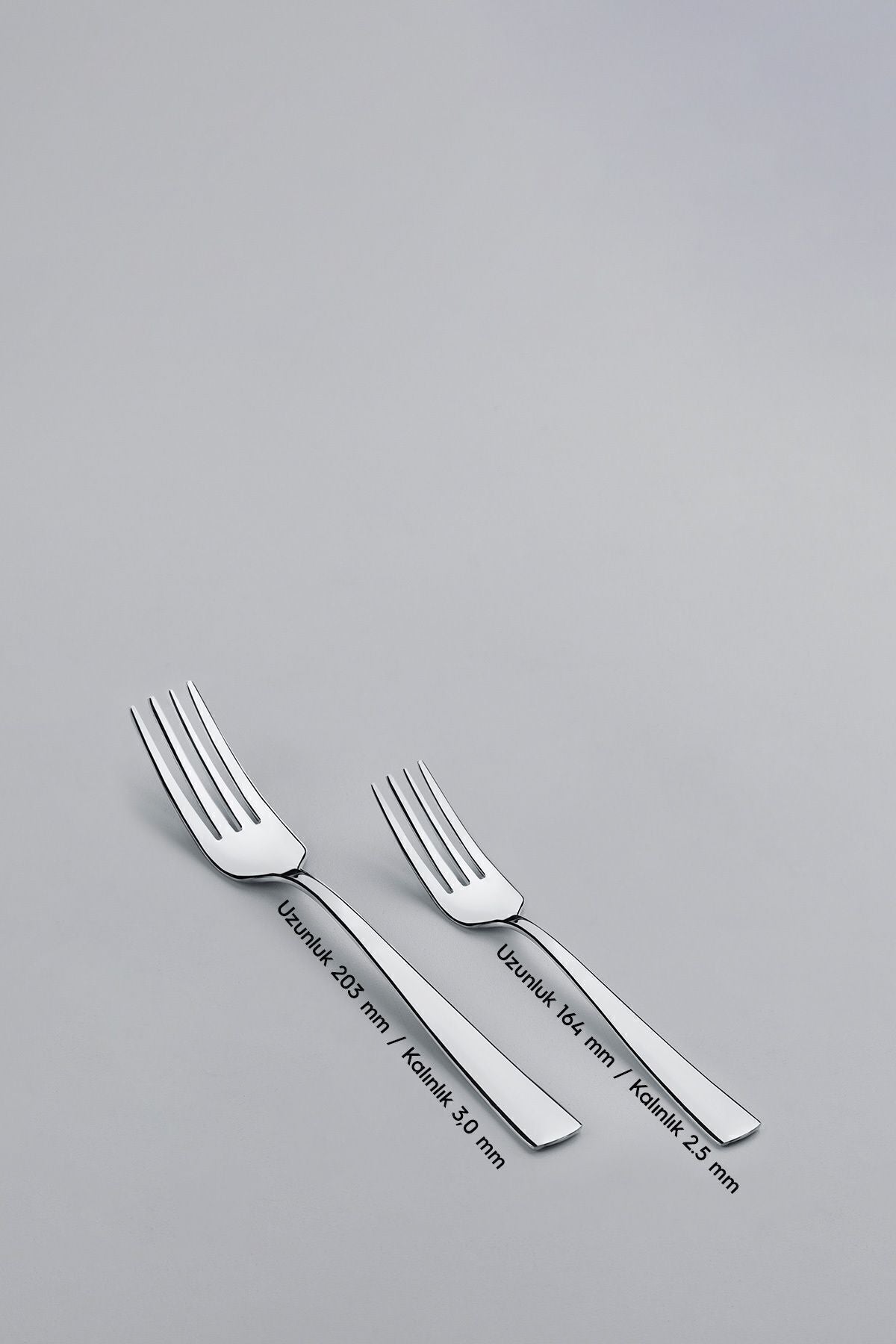 Nehir deniz Plain 12 Place Setting 84 Piece Boxed Flatware Set - MALLTURK