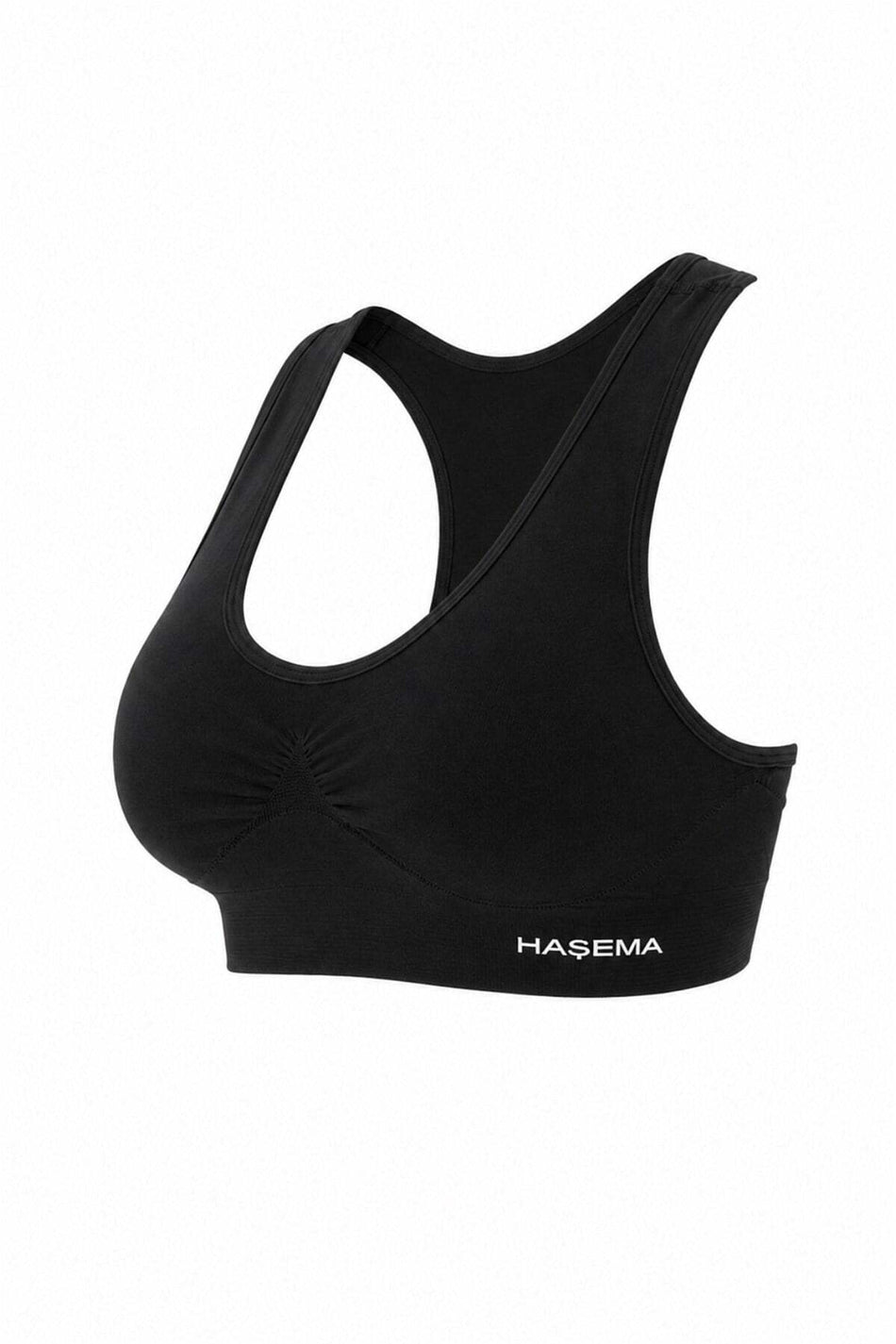 Hasema Cross Back Shaping Black Swimsuit Sports Bustier Inner Sleeve 6072 - MALLTURK