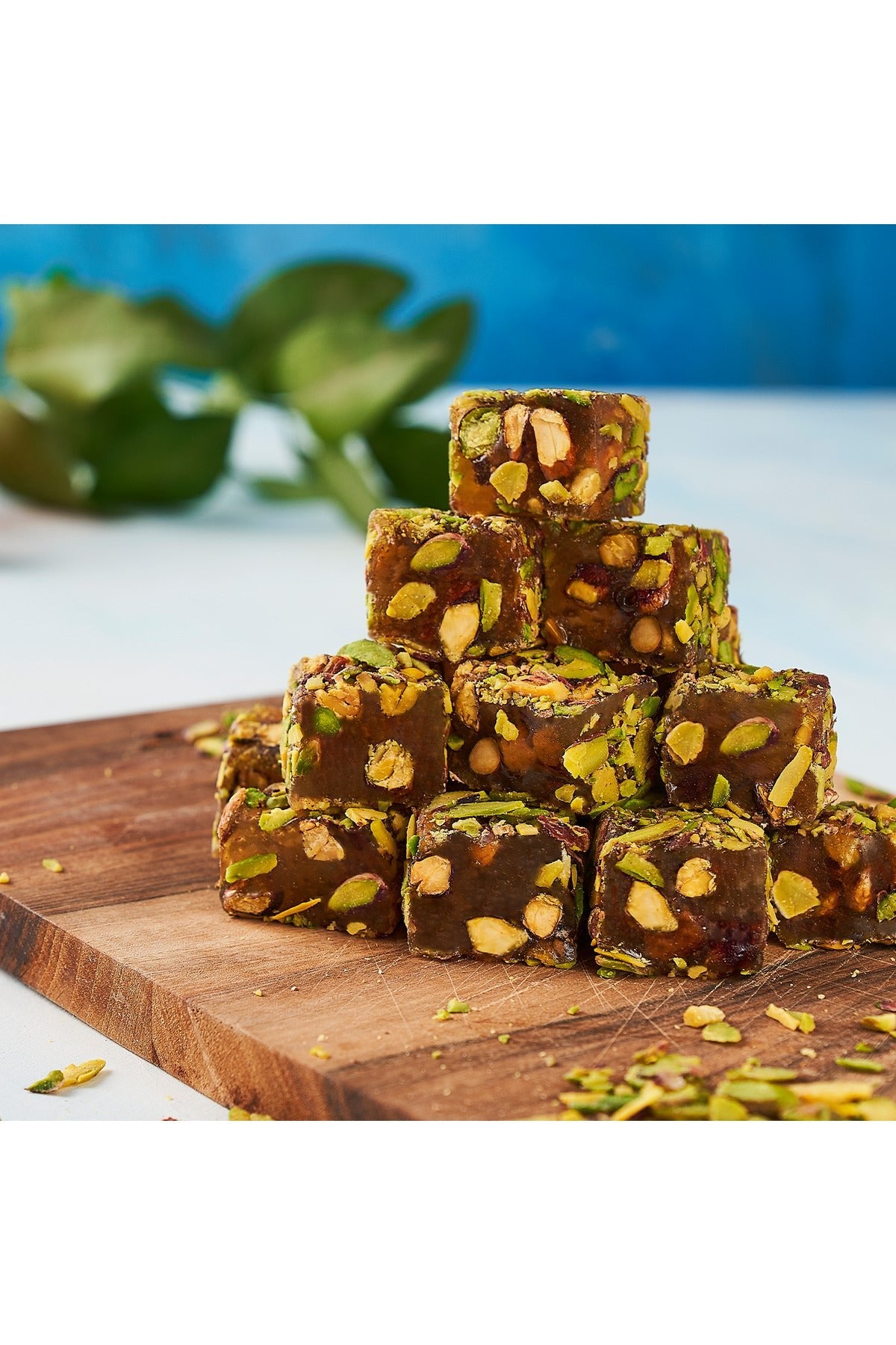 Lokum Atolyesi file Pistachio fistigi Coated Honey Pistachio Turkish Delight 500g - MALLTURK