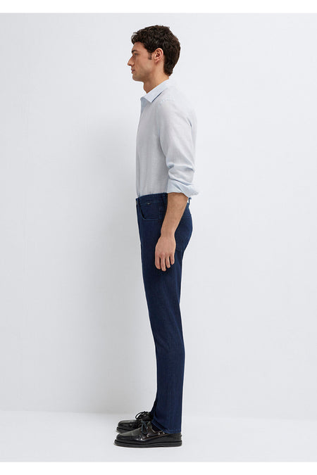 Marcus Classic Denim Vintage Navy Mavi Men's Jeans M0035191240 - MALLTURK