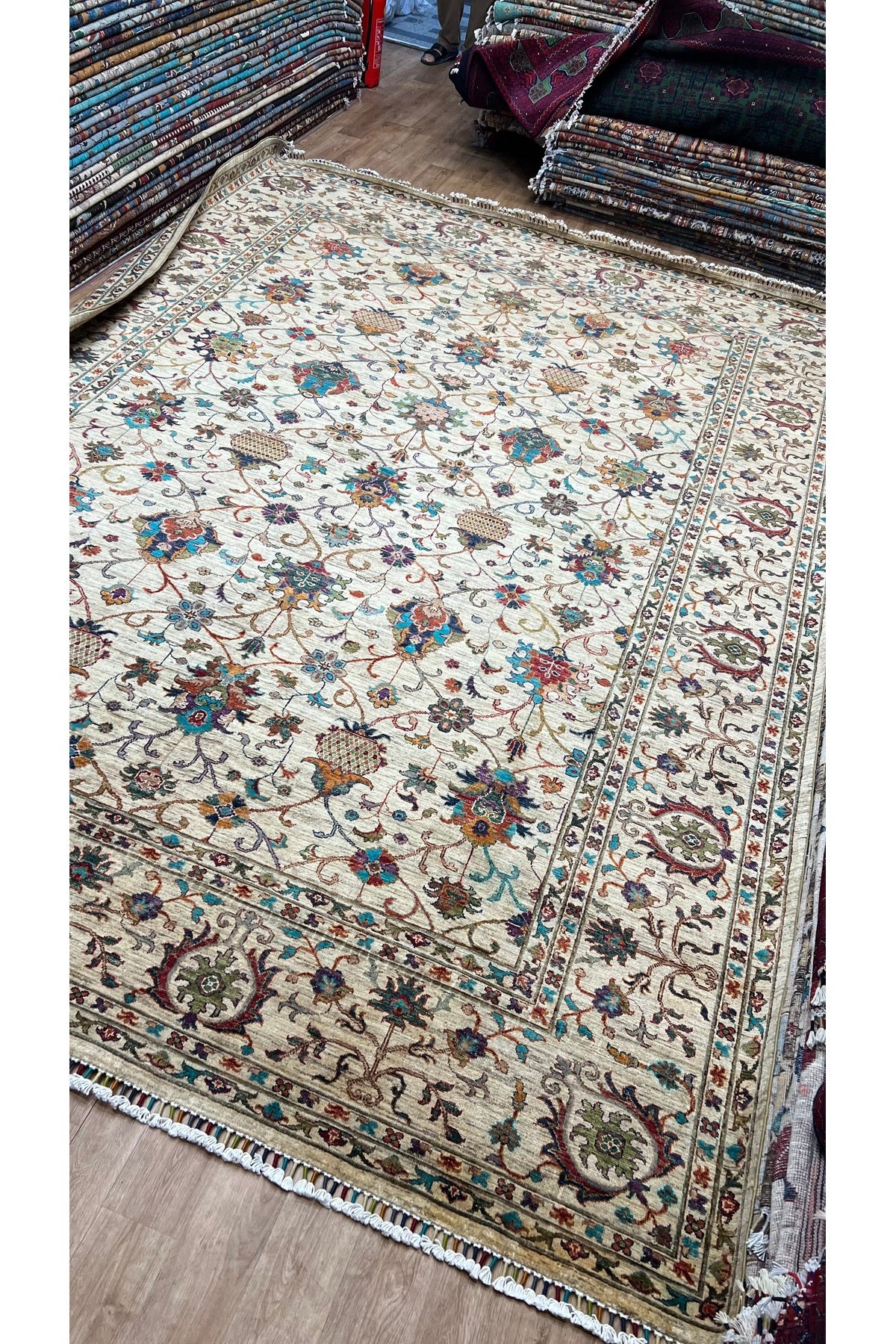 Turkmen Rug Hand-Woven Afghan Rug - MALLTURK