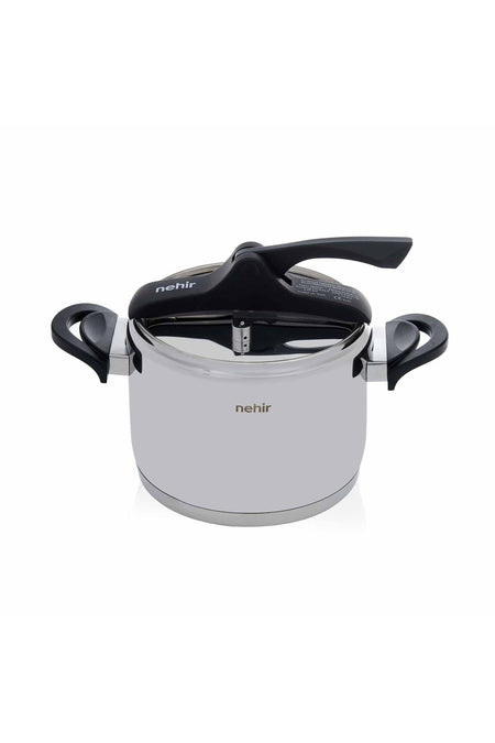 Nehir Silver Trend Pressure Cooker - 6 Lt - MALLTURK