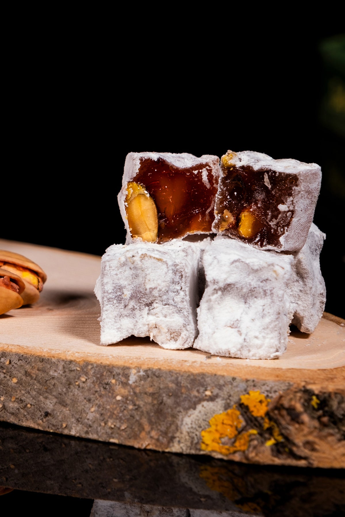 Zalifra Pistachio Double Roasted net 200 g safranbolu Turkish Delight Vegan Glucose Free Gluten Free Turkish Delight - MALLTURK