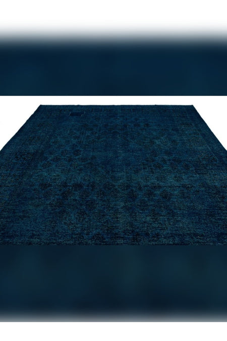 Apex Rug Distressed Vintage Rug XLarge Hand-Woven Natural Turquoise 24575 300 x 414 cm - MALLTURK