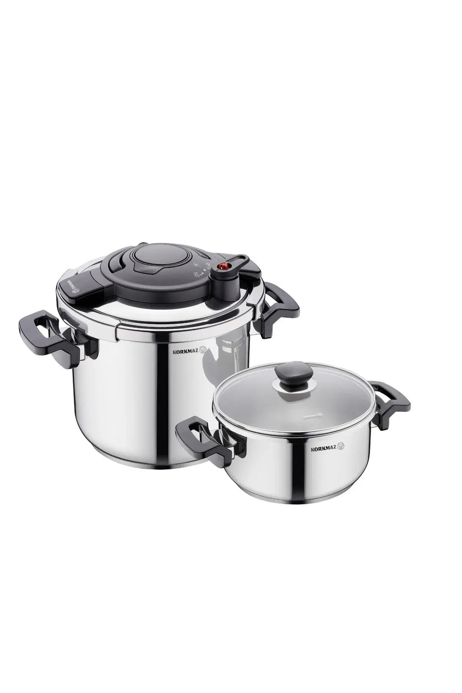 KORKMAZ Alessa 4-Piece Pressure Cooker Set A178 - MALLTURK