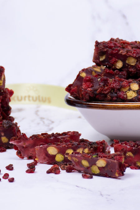 Genel Markalar zeris eksisi Coated Pistachio parmak Turkish Delight 250gr - MALLTURK