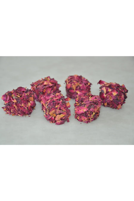 Sekerci caferzade Rose Petal Rose Flavored Turkish Delight 500 g - MALLTURK