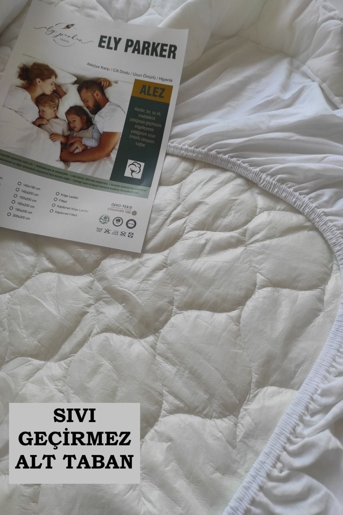 ELY PARKER Waterproof Quilted Fitted Mattress Protector - MALLTURK