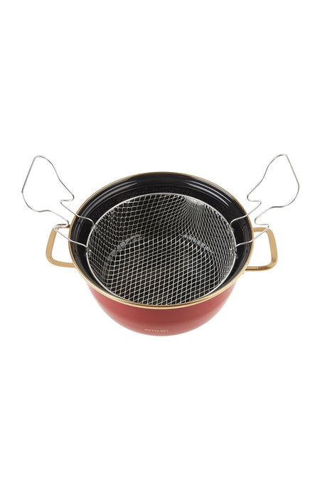 Emsan Retro Enamel Frying Pot