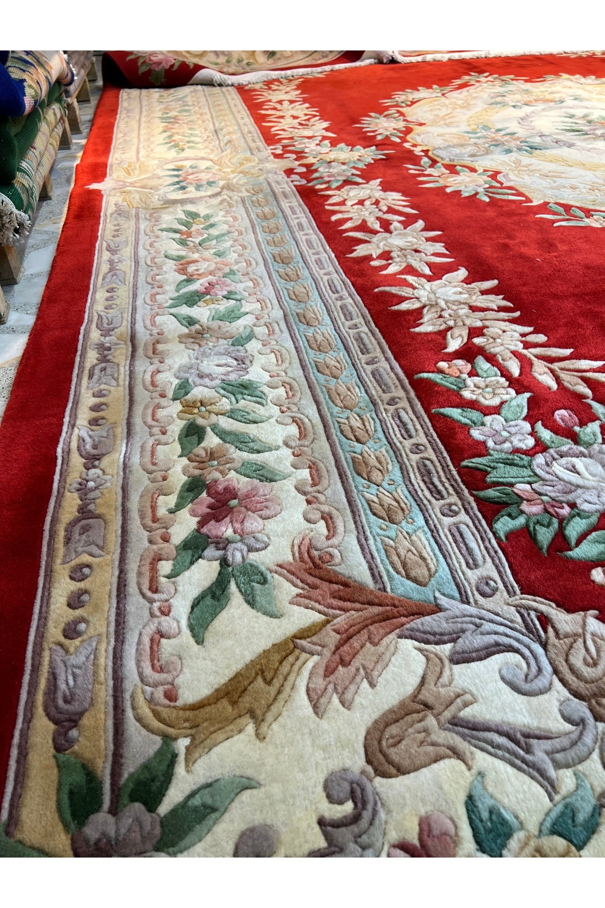 RD RAMAZAN DAG Hand Rug Art Hand-Woven Embossed Chinese Rug Premium Quality Size 425x307 - MALLTURK