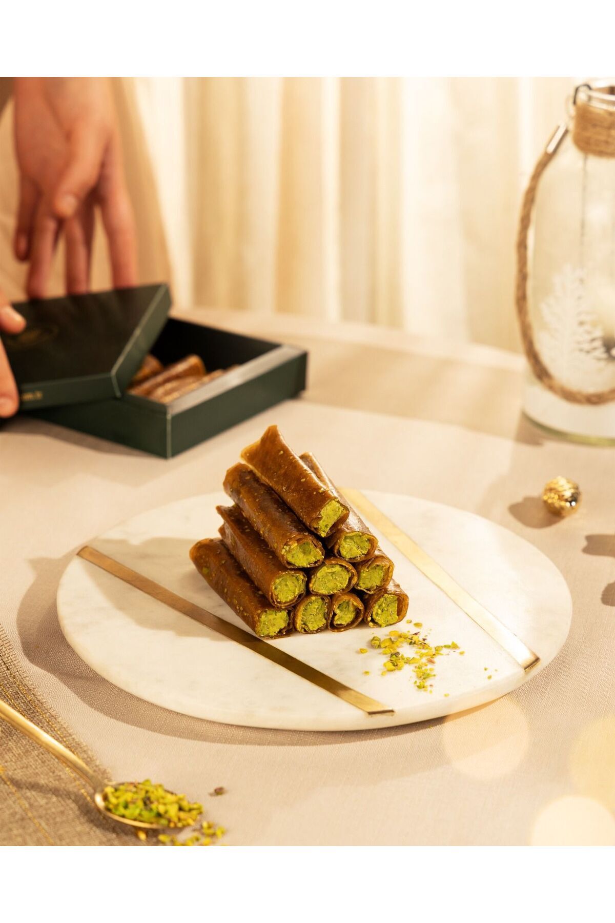 Antep Pazari Pistachio fistik ezmeli Fruit Leather seker ilavesiz 350g - MALLTURK