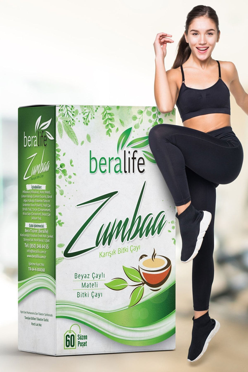 TÉ DE HIERBAS ZUMBA BERALIFE (60 BOLSITAS DE FILTRO)