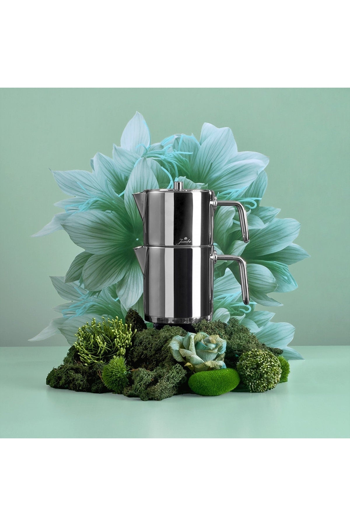 Jumbo Metalix Midi Full Metal induction Base Teapot - MALLTURK