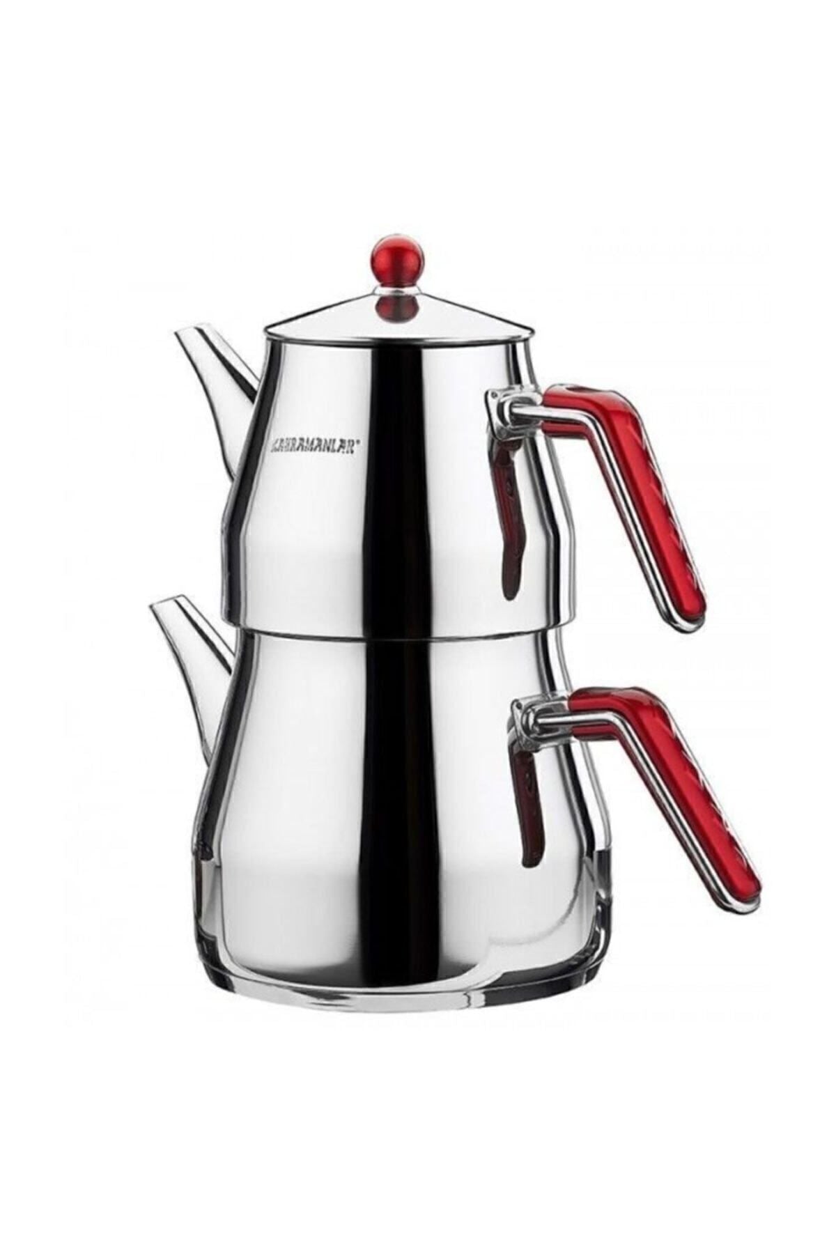 Kahramanlar Prism Mega Size Teapot Set - MALLTURK