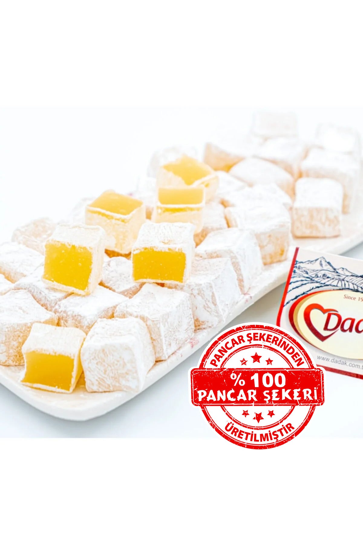 Dadak Turkish Delight and kuruyemis Plain Turkish Delight 500 g - MALLTURK