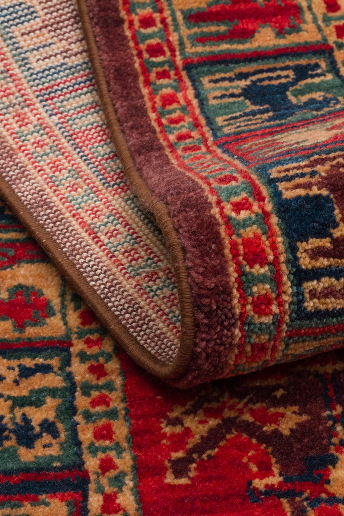 Kalesta Rug Rustik 08 Red Natural Wool ile Ozel Tezgahlarda Hand-Woven Teknikleri ile Uretilen Living Room Rug