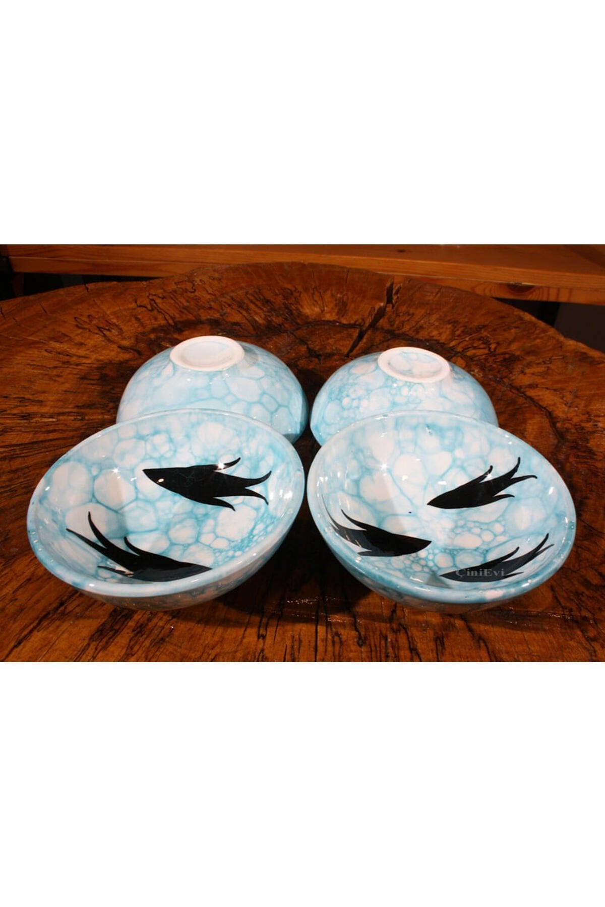 Cini Evi Fish Figurative 4-Piece Bowl Set - MALLTURK