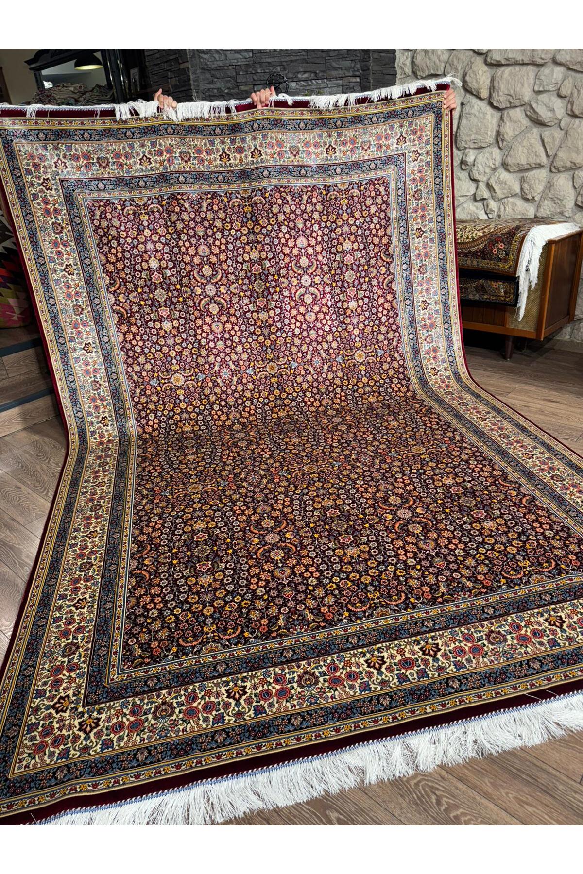Rustikev Iranian Silk Hereke Rug - MALLTURK