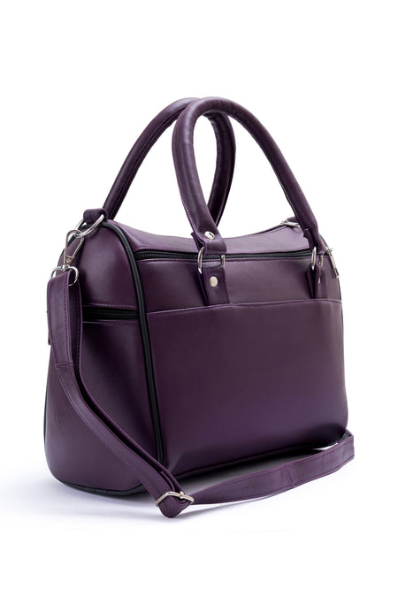 Fubileather Genuine Leather Shoulder and Arm Strap Mom Bag