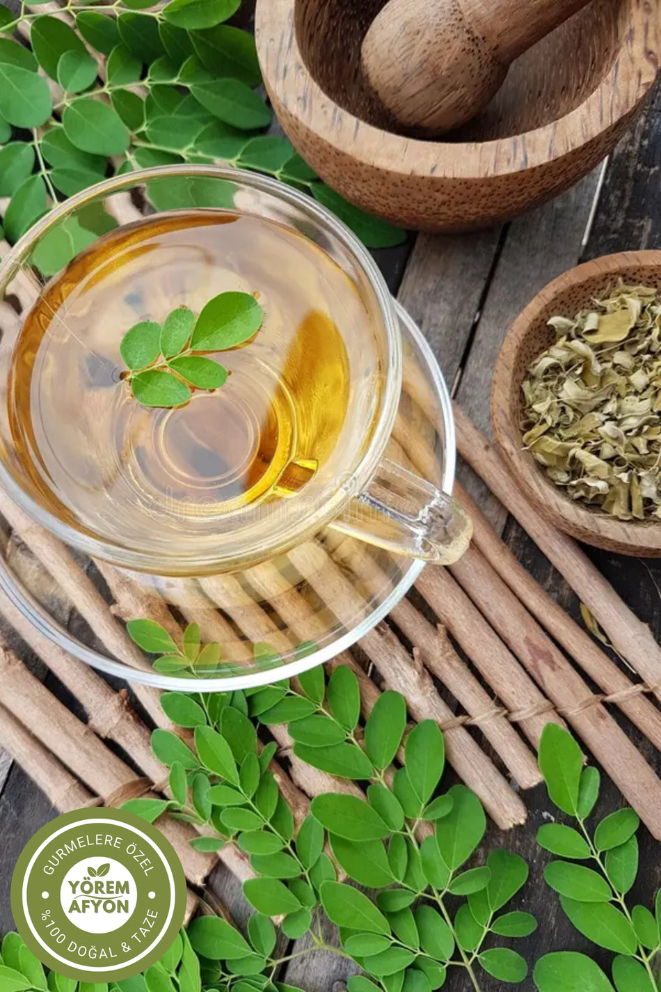 Gulcehre Yorem Afyon Ancient Traditions to the Present Day: Miraculous Healing Moringa Leaf {Moringa Oleifera} | 35g - MALLTURK