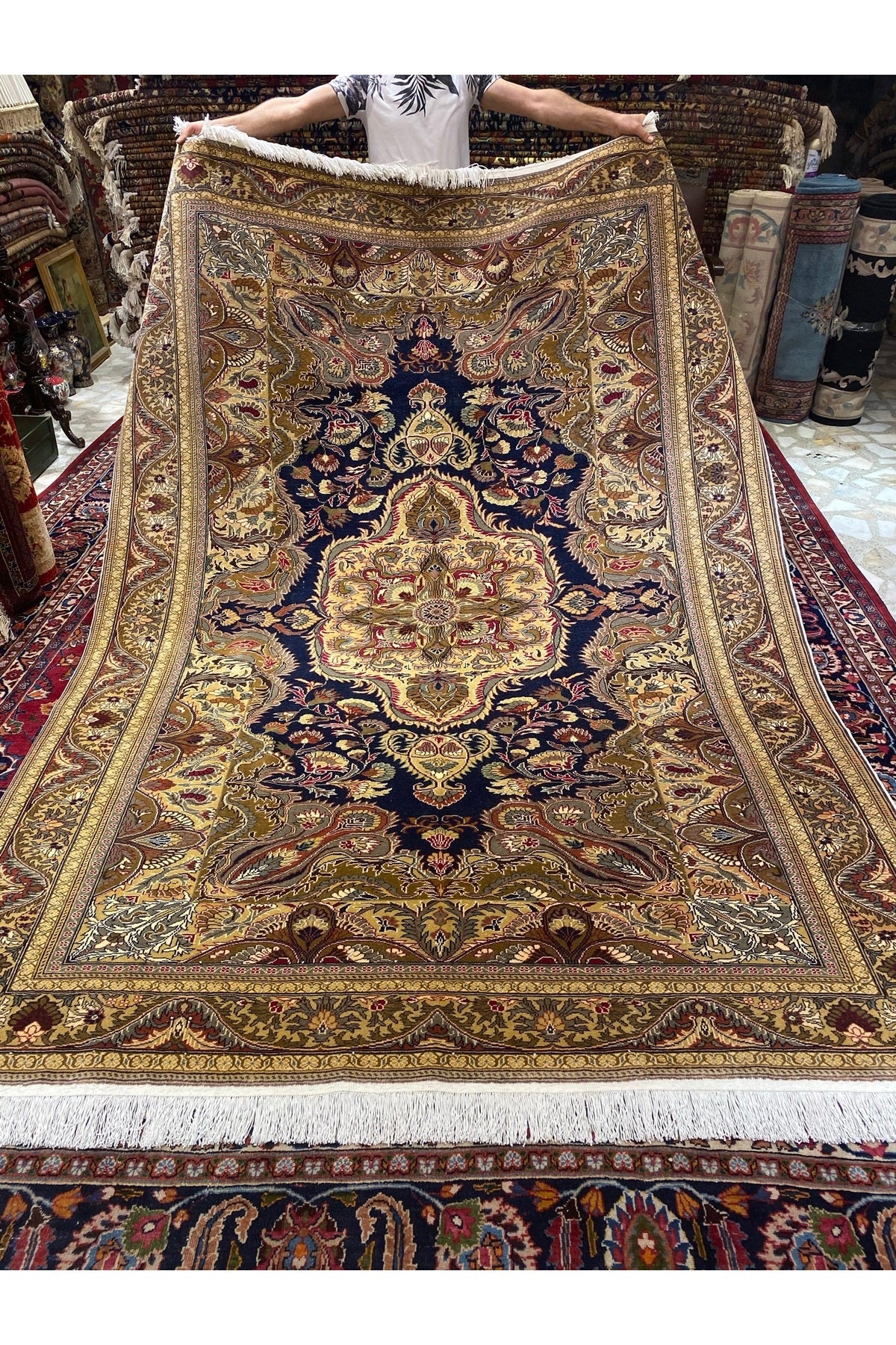 RD RAMAZAN DAG Hand Rug Art Hand-Woven Kayseri hacilar Weave Premium Quality Cotton Base Wool Weave Natural Dye 3x2