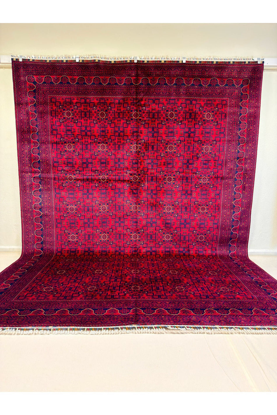 Afgan Rug Hand-Woven 100% Wool Natural Dye Harika Yildiz Design - MALLTURK