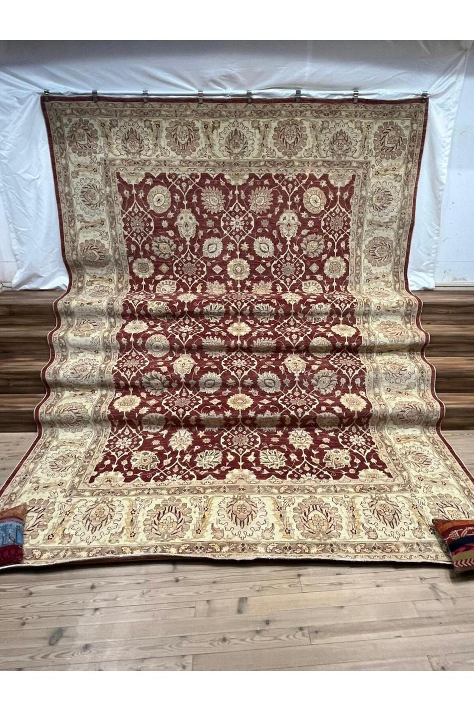 SIRVAN Rug Hand-Woven AFGAN Usak Rug - 320 x 453 - MALLTURK