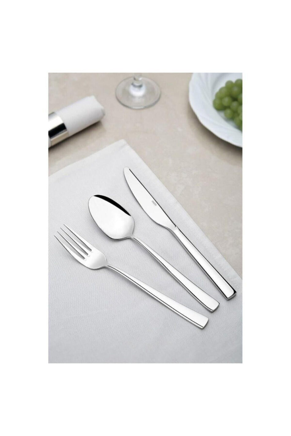 Nehir deniz Plain Model 89 prc Flatware Set Boxed - MALLTURK