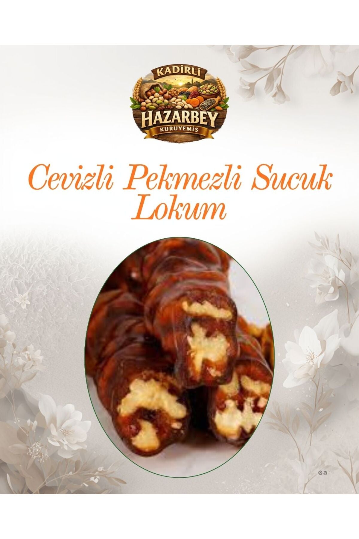 KADIRLIHAZARBEY Walnut Grape Molasses Confection 500 g - MALLTURK